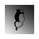 WALLXPERT Zidna dekoracija Love Cats 478 - 174976