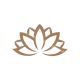 WALLXPERT Zidna dekoracija Lotus Flower 2 Copper - 175030