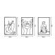 WALLXPERT Zidna dekoracija Woman Silhouettes - 175037
