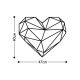 WALLXPERT Zidna dekoracija Heart 1 - 175052