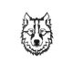 WALLXPERT Zidna dekoracija Wolf v11 - 175070