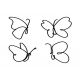 WALLXPERT Zidna dekoracija Butterflies - 175111-1