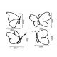 WALLXPERT Zidna dekoracija Butterflies - 175111-1