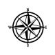 WALLXPERT Zidna dekoracija Compass - 175116