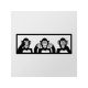 WALLXPERT Zidna dekoracija Three Monkeys L - 175154