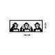 WALLXPERT Zidna dekoracija Three Monkeys L - 175154