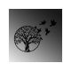 WALLXPERT Zidna dekoracija Tree And Birds - 175211