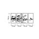 WALLXPERT Zidna dekoracija Tree Branch And Birds 269 - 175272