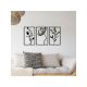 WALLXPERT Zidna dekoracija Flowers - 175278