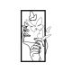 WALLXPERT Zidna dekoracija Butterfly face female - 175290