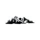 WALLXPERT Zidna dekoracija Mountain 2 1 - 175306