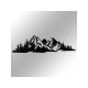 WALLXPERT Zidna dekoracija Mountain 2 1 - 175306