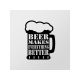 WALLXPERT Zidna dekoracija Beer Metal Decor - 175314