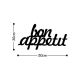 WALLXPERT Zidna dekoracija Bon Appetit - 175318