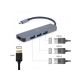 GEMBIRD Tip-C multiport USB hub, 3x USB-A, 1x HDMI (A-CM-COMBO2-01) - 175836