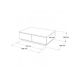 HANAH HOME Sto za dnevnu sobu FR14 AW - 175962