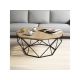 HANAH HOME Sto za dnevnu sobu Diamond Oak - 175999