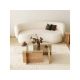 HANAH HOME Sto za dnevnu sobu Escape Sapphire Oak - 176011