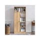 HANAH HOME Polica za knjige Jemma, svetlo braon - 176709