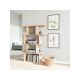 HANAH HOME Polica za knjige Harmon Oak - 176711