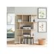 HANAH HOME Polica za knjige Harmon Oak - 176711
