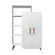 HANAH HOME Polica za knjige Form White - 176722