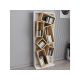 HANAH HOME Polica za knjige Carmen White Oak - 176732