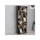 HANAH HOME Polica za knjige Carmen Black Oak - 176734