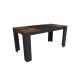 HANAH HOME Trpezarijski sto Line Light Walnut Black - 177140