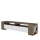 HANAH HOME TV polica Sosruko Walnut White - 177218
