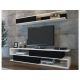 HANAH HOME TV komoda Sims, crna/bela - 177376
