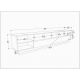 HANAH HOME TV polica Rhodes Anthracite Oak - 177396