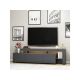 HANAH HOME TV komoda Beliz, antracit - 177417