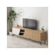 HANAH HOME TV polica Fiona Oak White - 177425