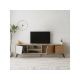 HANAH HOME TV polica Fiona Oak White - 177425