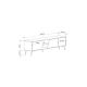 HANAH HOME TV polica Fiona Oak White - 177425