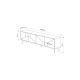 HANAH HOME TV komoda Dune, krem - 177429