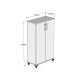 HANAH HOME Cipelarnik ARI WHITE (566BMS2109) - 177480