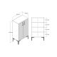 HANAH HOME Cipelarnik Prag Walnut (845HCT4109) - 177559