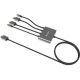 SANDBERG Kabl Display HUB All-In-One USB C/DP/m DP/HDMI - HDMI, 2m - 138623