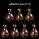 Stona ultrazvučna aroma lampa 100ml, braon - EP3205032