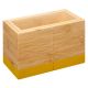FIVE Kutija za pribor Modern 18x10x12cm bambus žuta - 179697C