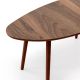 HANAH HOME Klub sto Nora, braon - EP3056634