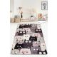 Conceptum Hypnose Tepih Cats Gray Djt ( 120 x 180 ) - 180138-1