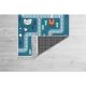Conceptum Hypnose Tepih ELS582 Blue ( 120 x 180 ) - 180598