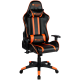 CANYON Fobos GС-3 Gaming chair, PU leather, Cold molded foam, Metal Frame, Top gun mechanism, 90-165 dgree, 2D armrest, Class 4 gas lift, Nylon 5 Stars Base, 60mm PU caster, black+Orange. - CND-SGCH3