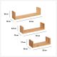 FIVE Set zidnih polica Edge 3/1, bambus - 181330