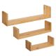FIVE Set zidnih polica Edge 3/1, bambus - 181330