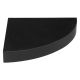 FIVE Ugaona zidna polica Fixy 25x25x3.8cm, crna - 181396A