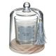 ATMOSPHERA Sveća u zvonu 10,7x13,8cm staklo/vosak/bor - 181645F